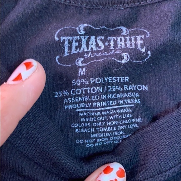 Texas-true Threads Black Shirts With Antlers Sm/M - Picture 7 of 7